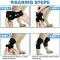 Dog Leg Brace For Rear Hock & Ankle, Canine Hind Leg Joint Compression