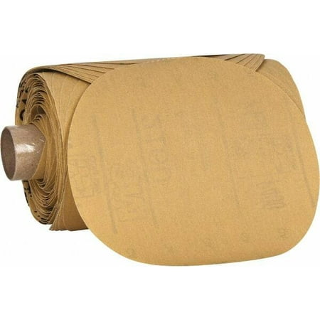 

3M 5 Diam 400 Grit Aluminum Oxide Adhesive PSA Disc Extra Fine Grade Gold A Weighted Backing Flexible Use with Random Orbital Sanders