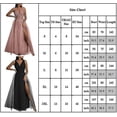 thumbnail image 4 of Vestido largo de dama de honor con cuello en V para mujer, vestido de baile de graduación, fiesta de noche, cóctel, vestidos largos divididos, 4 of 4