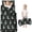 Black Christmas Tree, variant on Black Christmas Tree Pattern Toddler Nap Mats for Kids Preschool,50"x20" Sleeping Mat Bag or Kids,Toddler Sleeping Bag,Toddler Nap Mat or Daycare