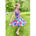 thumbnail image 6 of Watercolor Rainbow Twirly Dress, 6 of 9