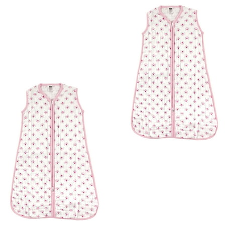 Hudson Baby Boy And Muslin Sleeping Bag 2 Pack Flowers 12 18 Months
