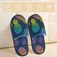 thumbnail image 2 of Fotbe Abstract Bright Pineapple Fruit Retro Pantuflas Peludas para Mujer con Estampado, Zapatillas de Peluche, Zapatos de Invierno para Casa, Uso Interior y Exterior-Large, 2 of 8