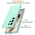 thumbnail image 4 of Ebizware Shockproof Silicon Slim Cell Phone Case for Samsung Galaxy S24 Ultra, Mint Green, 4 of 9