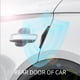 thumbnail image 4 of 2x6x Auto coche tira anticolisión pegatina para espejo retrovisor de puerta delantera y trasera 2 piezas, 4 of 8