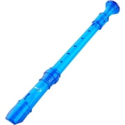 Lyons Premium 3-Piece Translucent Soprano Recorder Transparent Blue
