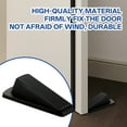 thumbnail image 5 of LAMIRO 4Pcs Door Stoppers for Bottom of Door,Not Effortless to Deform Door Blocker for Bottom of Door,Prevent Doors and Windows From Shaking Rubber Door Stop,black+white, 5 of 7