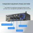 thumbnail image 4 of 2.1 Channel Stereo Amplifier, Home Stereo Amplifier with Remote Control for 4 to 16 Inch Passive Speakers, BluetoothAmplifier, 4 of 7