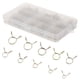 thumbnail image 2 of Kit surtido de 250 abrazaderas y clips de resorte para mangueras de combustible, tuberías de agua y aire., 2 of 6