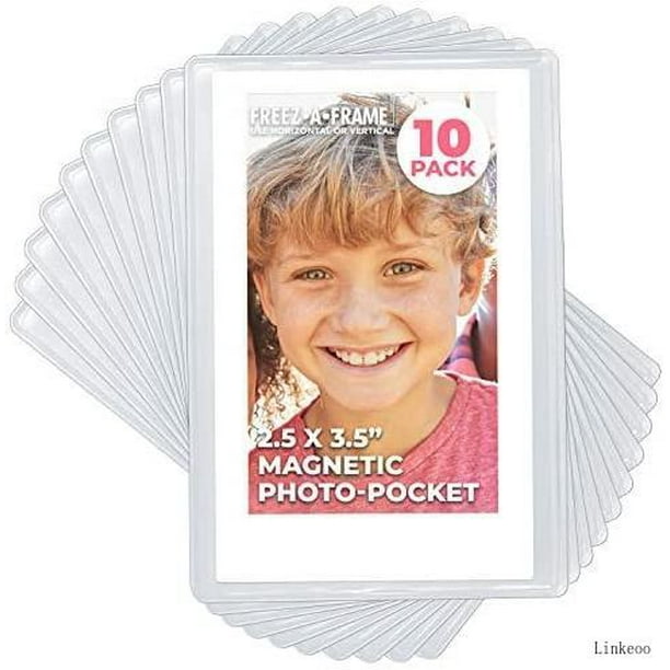 Clear Picture Frames For Refrigerator, 2.5 X 3.5 (Wallet Size