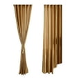 thumbnail image 4 of HomeLife 2pcs Window Curtain No Odor Comfortable Satin Curtains, Rod Through Door Curtain Darkening Window Shade for Bedroom Living Room, 4 of 7
