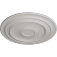 thumbnail image 3 of 32 5/8"OD x 1 1/2"P Giana Ceiling Medallion (Fits Canopies up to 7 7/8"), Hand-Painted Ultra Pure White, 3 of 6