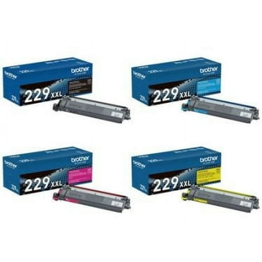 Original TN229XXL Super High-yield Black Cyan Yellow Magenta Toner Cartridge Set – 4PK