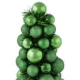 thumbnail image 6 of Northlight 3-Finish Shatterproof Ball Christmas Tree with Tinsel - 15.75" - Green, 6 of 7