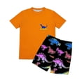thumbnail image 5 of ZOYOEN Boys Rash Guard Swimsuits 2 Piece- Quick Dry Short Sleeve Kids Swim Trunks Swimwear Set Multicolor Size 3-4 Years, 5 of 9
