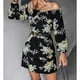 thumbnail image 5 of Puff Sleeve Dress, Off Shoulder Comfortable Women Elegant Dress For Club For Party For Female ANGGREK JD1711, 5 of 6