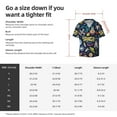thumbnail image 7 of Daiia Colorful Space Men's Linen Shirts Short Sleeve Casual Shirts Button Down Shirt for Men Beach Summer Wedding Shirt-3X-Large, 7 of 7