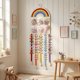 thumbnail image 1 of Soporte de pared para lazos, organizador de lazos, decoración de pared estilo boho, colgador de pared decorativo para sala de estar beige, 1 of 10