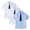 White+Blue-Tie, variant on Odeerbi 2-15 Years Toddler Kids Boys Girls Short Sleeve Dress Shirts 3 Pack Cotton School Uniform Shirts with Bow/Tie