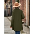 thumbnail image 3 of Cuteduck Women's Long Sleeve Open Front Cardigans Lightweight Knit Jacket High Low Hem Casual Cardigan, 3 of 5