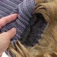 thumbnail image 2 of Chapeau Longue Perruque pour Femmes Extension de Cheveux Réaliste Bonnet Perruque Hiver Headdress, 2 of 8