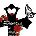thumbnail image 4 of Estaca conmemorativa para cementerio, marcador de tumba para papá, mamá, familiares fallecidos, placa de Metal, estaca para tumba de, 4 of 5