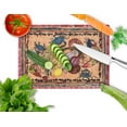 thumbnail image 2 of Carolines Treasures 8067LCB Crab Glass Cutting Board - Large, 2 of 2