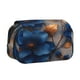 thumbnail image 1 of Easygdp Elegant Blue Gold Blooms para Estuche de Lápices con Tapa Flip, Suministros de Oficina y Universidad para Adolescentes y Adultos, 1 of 7