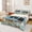 Blue 05, variant on Erosebridal Rustic RV Car Bed Sheets, Lodge Cabin King Sheets for Men and Women, 4-Piece