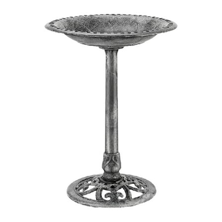 oshhni Outdoor Garden Bird Bath Patio Pond Backyard Outdoor Garden Bird Feeder Bowl