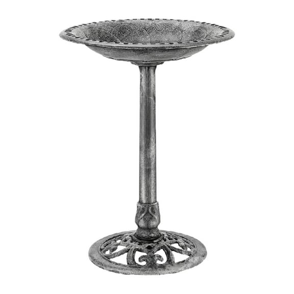 oshhni Outdoor Garden Bird Bath Patio Pond Backyard Outdoor Garden Bird Feeder Bowl