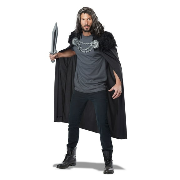 Men's Wolf Clan Warrior Costume Cape by Medieval Collectibles