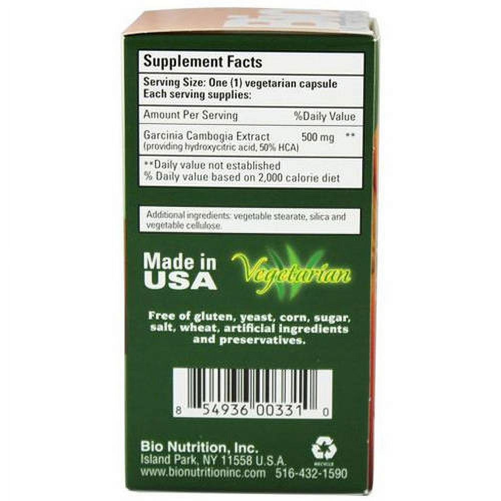 Bio Nutrition Garcinia Cambogia, 60 VC (Pack of 1)