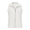 thumbnail image 4 of Gpaecead Women's Sleeveless Puffer Vest With Zip, Fleece Lined Warm Tank With Inner Pocket White, 4 of 8