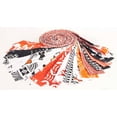 thumbnail image 4 of Soimoi 40Pcs Warli Print Precut Fabrics Strips Roll Up 1.5 inches Cotton Jelly Rolls For Quilting - Orange, 4 of 9
