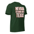 thumbnail image 3 of NEVADA stands with TEXAS patriotic AMERICAN Unisex t-shirt (Forest, M), 3 of 3