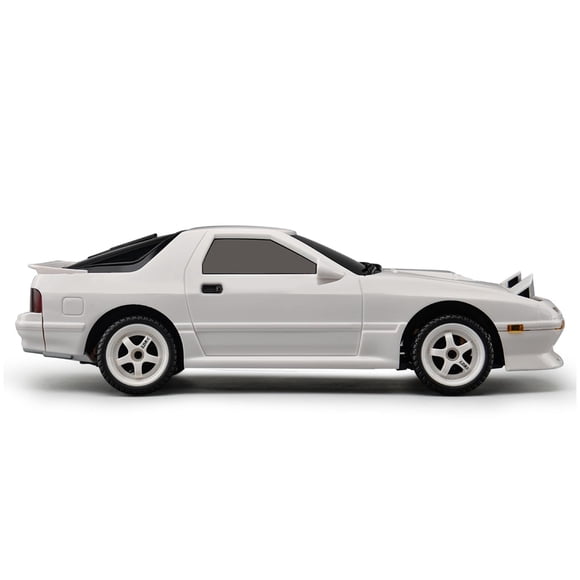 Voiture de Drift RC Sport Racing 1:18 – Télécommande 2,4 GHz 2WD – Vitesse Élevée 10 Km/h – Lumières LED – Batterie Rechargeable – pour Enfants et Adultes – Couleur : LD1802 Blanc