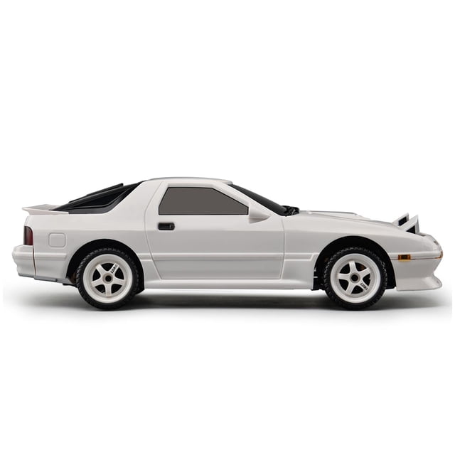 Sport Racing 1:18 RC Drift Car – 2.4GHz 2WD Remote Control – 10km/h High Speed – LED Lights – Rechargeable Battery – For Kids & Adults – Color: LD1802 White