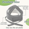 thumbnail image 2 of Anti Fall Elder Head Safety Helmet Thick Soft Protective Hat Adjustable Seniors Fall Prevention Head Protection Cap Breathable Elderly Helmet For Head, 2 of 5