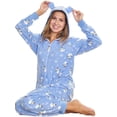 thumbnail image 3 of Angelina Adults' Fleece Novelty One-Piece Hooded Pajamas (1-Pack), 3 of 4