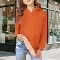 thumbnail image 4 of KAUOD Fleece Lined Hoodies for Teen Girls Thick Warm Plain Sweatshirts with Pockets Fall Winter Casual Trendy Hoodie Clothes, 4 of 7