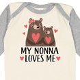 thumbnail image 4 of Inktastic My Nonna Loves Me Bear Boys or Girls Long Sleeve Baby Bodysuit, 4 of 5