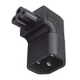 thumbnail image 1 of Adaptador de corriente IEC320 C14 a C5, enchufe de conversión, convertidor de alto rendimiento C14, 3 pines macho a C5 hembra para altavoz alimentado, 1 of 7