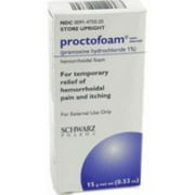 Proctofoam NS Hemorrhoidal Foam 1% 15 gm (Pack of 6)