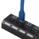 thumbnail image 4 of Concentrador Profesional Usb 3.0 De 4 Puertos Conmutadores De Encendido/Apagado Cable Adaptador De Alimentación De Ca Concentradores Con Indicador Led Eigraketly HA019373-00, 4 of 6
