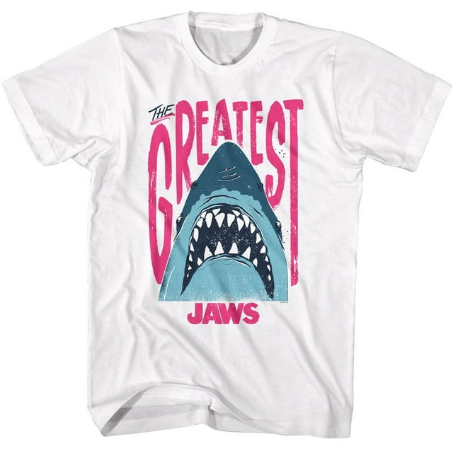 Jaws le Plus Grand T-Shirt Blanc pour Adulte TG