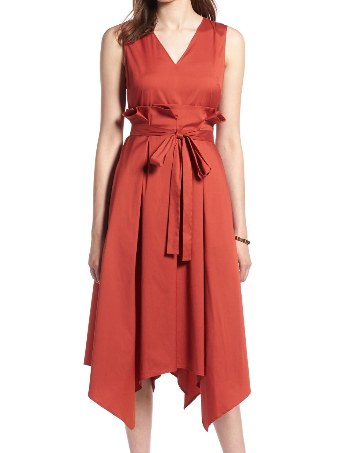 Halogen Halogen Womens Medium Petite Belted Sheath Dress Walmart