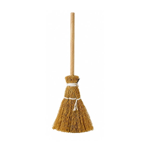 Mini Brooms Natural Straw Style Decorative Broom for Shelf Table Entryway Display, Rustic Cottage Home Accent