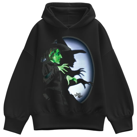 Wizard Of Oz - Wicked Witch - Ladies Oversized Fleece Hoodie Sweatshirt