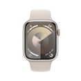 thumbnail image 2 of Reloj Inteligente Apple Watch Serie 9 GPS 45mm Caja Aluminio Dorado y Correa Deportiva Blanco Estelar, 2 of 4